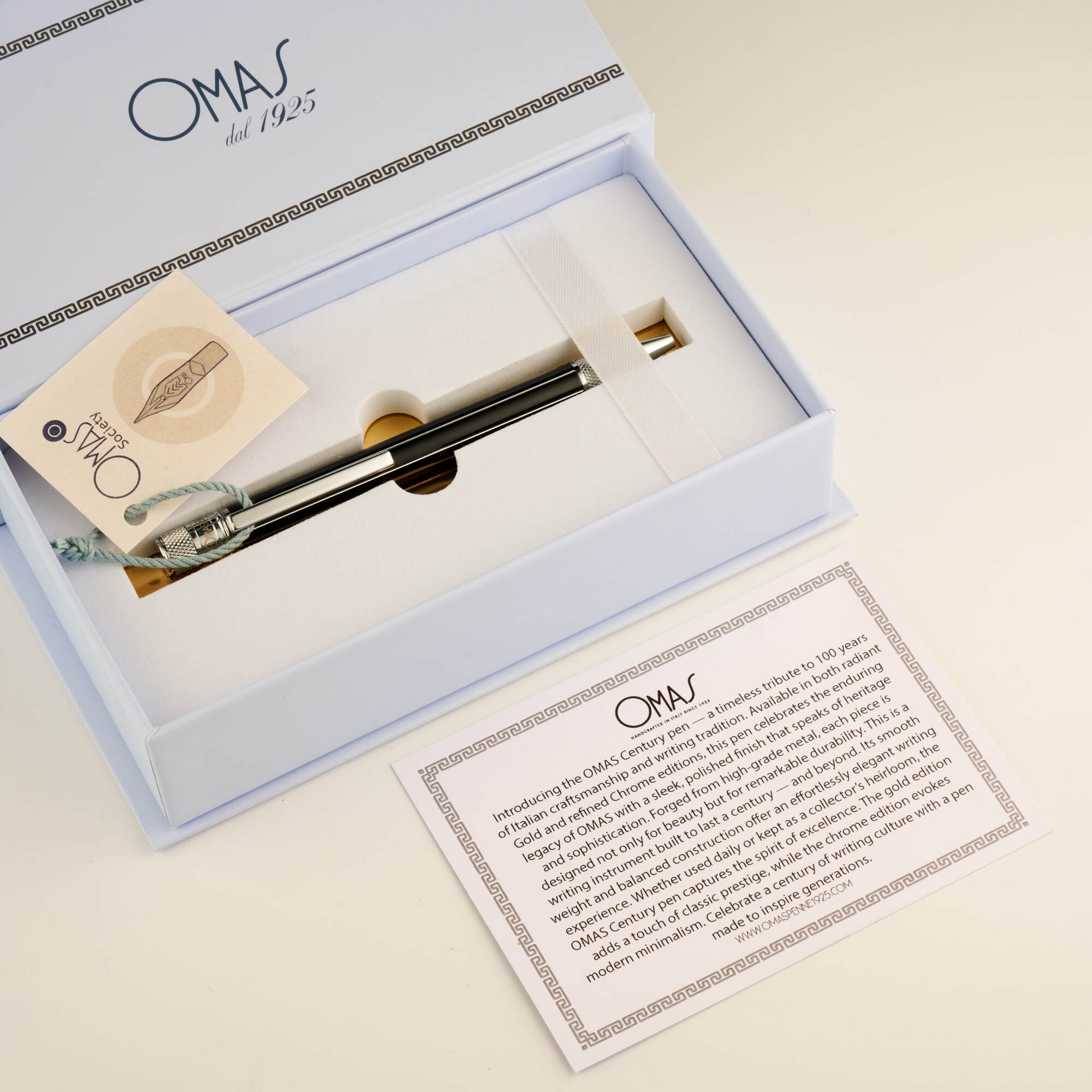 Omas Portofino Chrome Black