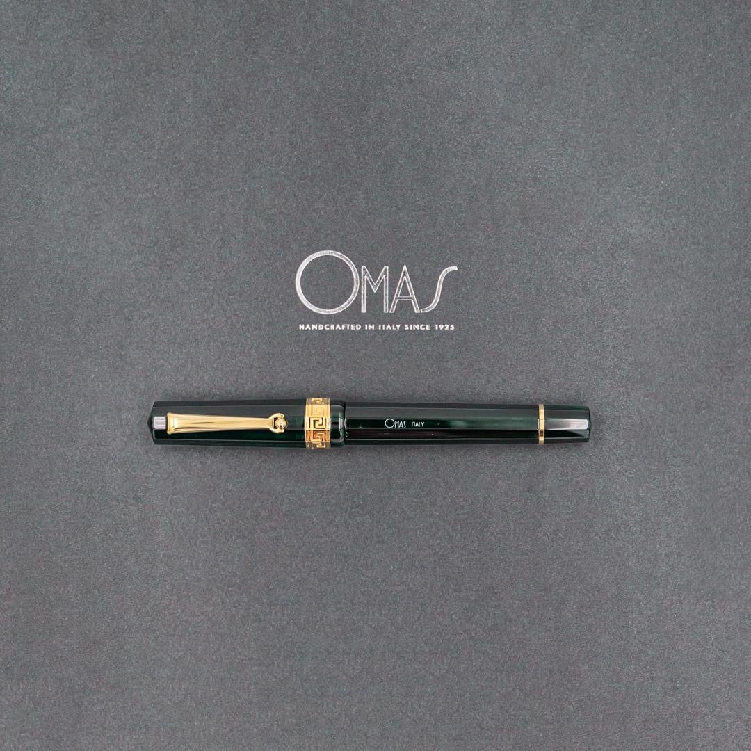 Paragon Arco Verde Fountain Pen (Yellow Gold)