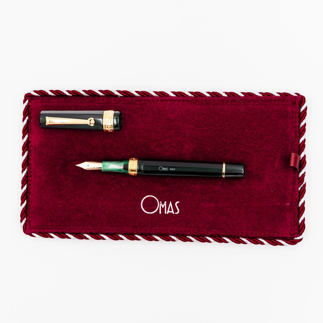 Paragon Arco Verde Fountain Pen (Yellow Gold)