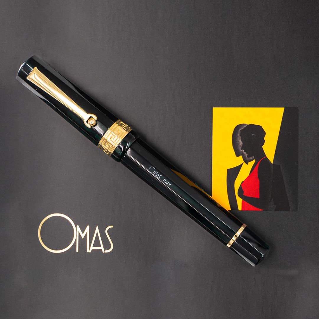 Paragon Arco Verde Fountain Pen (Yellow Gold)