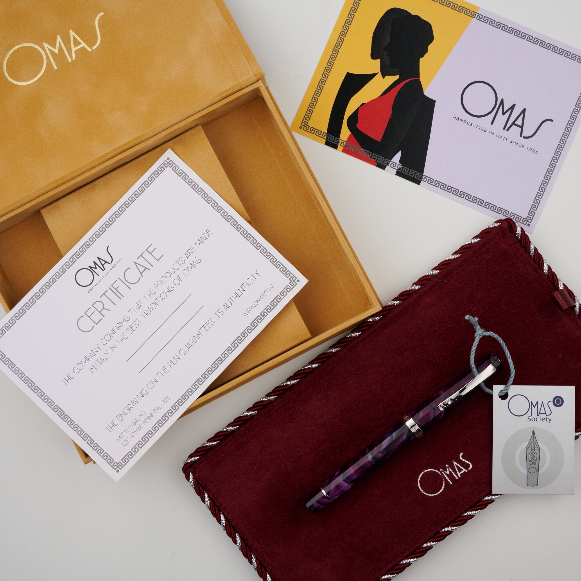 OMAS Milord Purple night