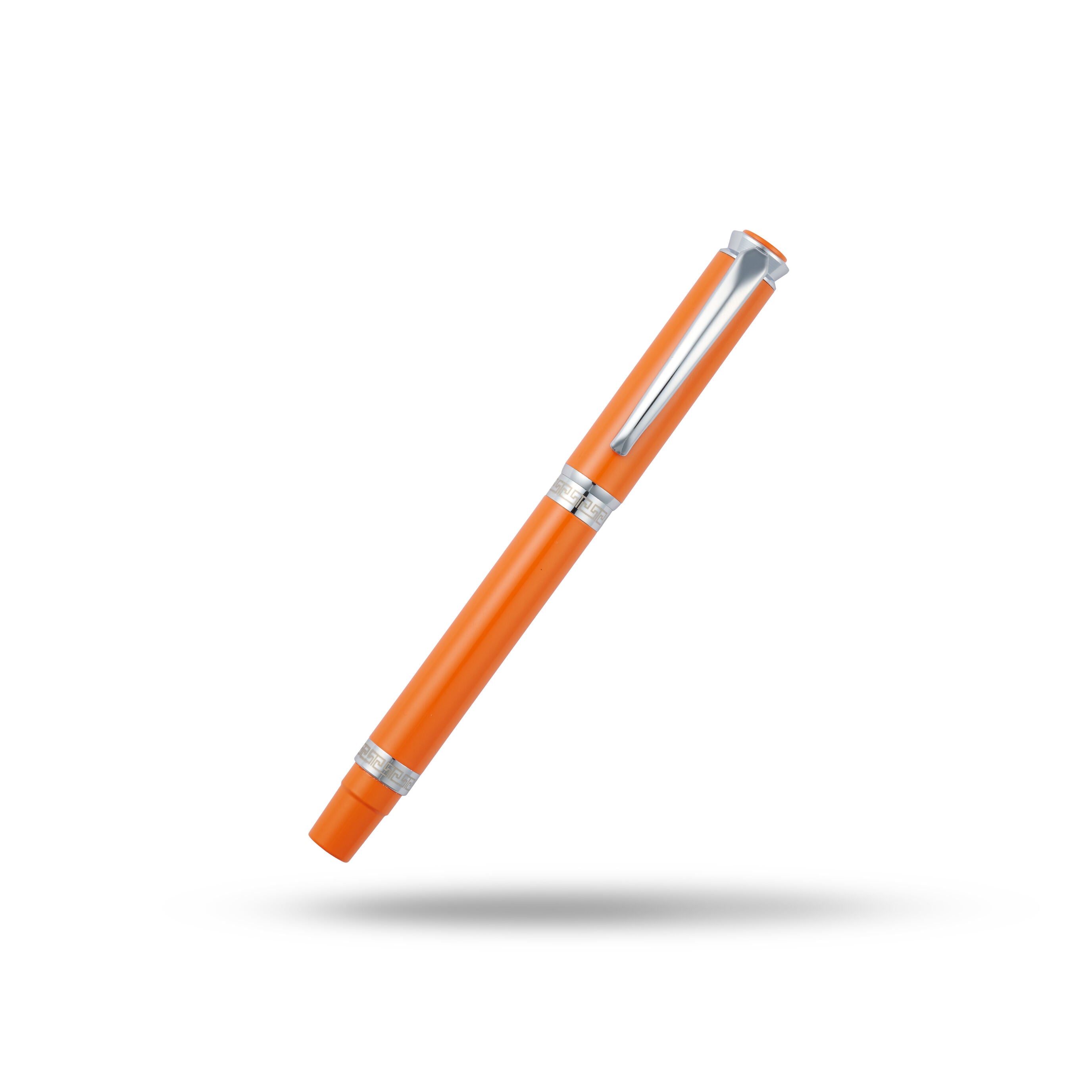 OMAS Century Roller Pen Cosmic Orange (White Gold)
