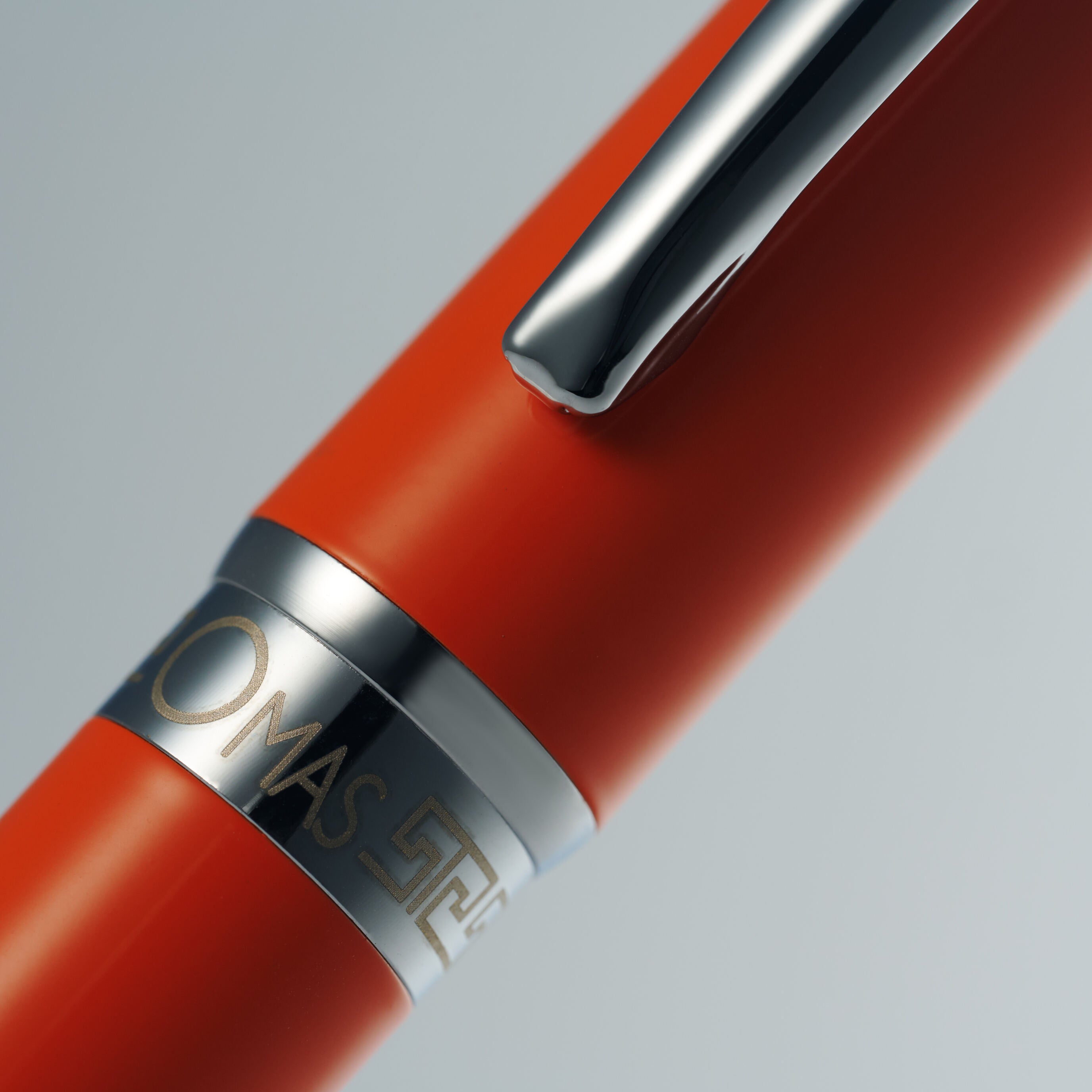 OMAS Century Roller Pen Cosmic Orange (White Gold)