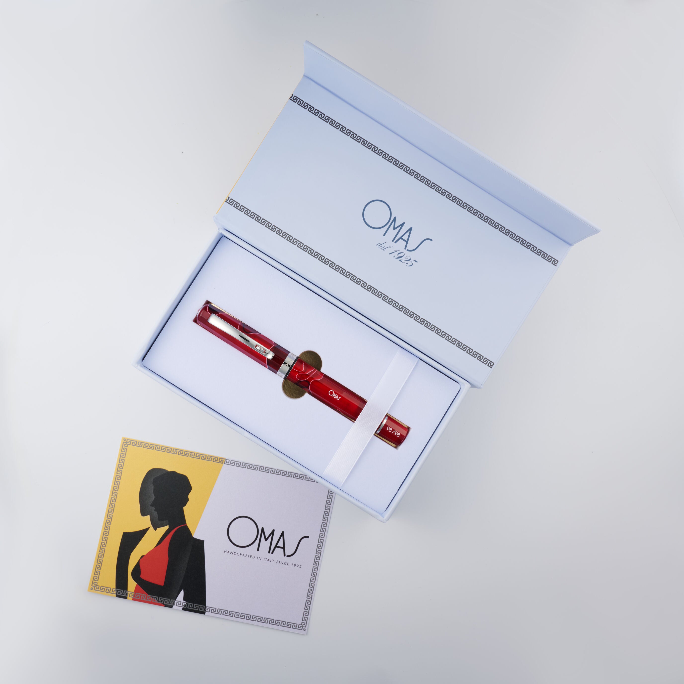 Paragon Bordo Rollerball Pen (White Gold)