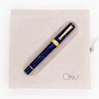 Paragon Arco Blue Fountain Pen (Yellow Gold)