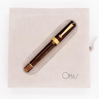 Paragon Arco Brown Fountain Pen (Yellow Gold)