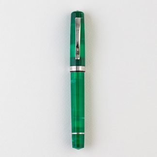 Paragon Arco Tropical Green Rollerball Pen (White Gold)