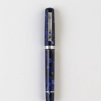 Paragon Arco Blue Rollerball Pen (White Gold)